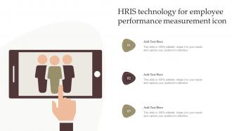HRIS Technology For Employee Performance Measurement Icon