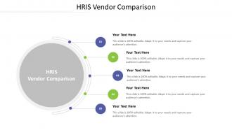 Hris vendor comparison ppt powerpoint presentation shapes cpb