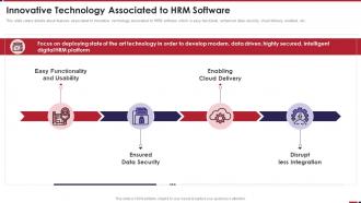 HRM Platform Investor Innovative Technology Associated To HRM Software