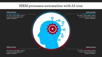 HRM Processes Automation With AI Icon