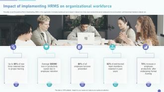 HRMS Deployment Plan Impact Of Implementing HRMS On Organizational Workforce
