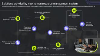 HRMS Integration Strategy Solutions Provided By New Human Resource Management System
