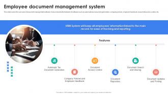 HRMS Rollout Strategy Employee Document Management System