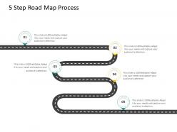 Hrs technology 5 step road map process ppt powerpoint presentation show model
