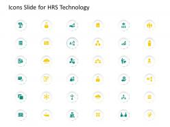 Hrs technology icons slide for ppt powerpoint background