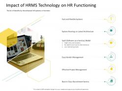 Hrs technology impact of hrms technology on hr functioning ppt file graphics