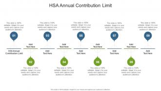 HSA Annual Contribution Limit In Powerpoint And Google Slides Cpb
