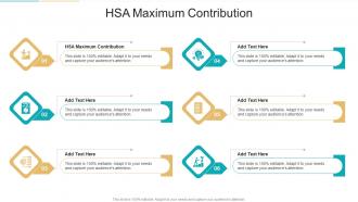 HSA Maximum Contribution In Powerpoint And Google Slides Cpb