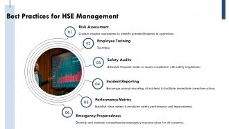 HSE Action Plan For Business Process Improvement PPT Guidelines AT Interactive Professionally