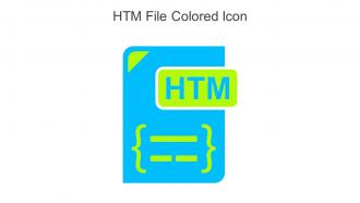Htm File Colored Icon In Powerpoint Pptx Png And Editable Eps Format