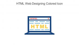 HTML Web Designing Colored Icon In Powerpoint Pptx Png And Editable Eps Format