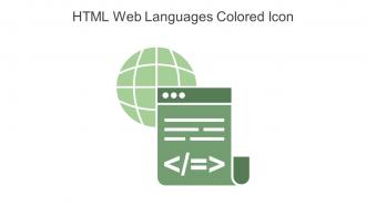 HTML Web Languages Colored Icon In Powerpoint Pptx Png And Editable Eps Format
