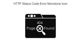 HTTP Status Code Error Monotone Icon In Powerpoint Pptx Png And Editable Eps Format