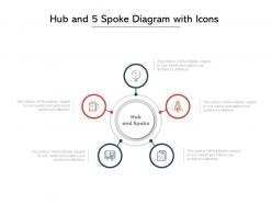 Hub And 5 Spoke Diagram With Icons
