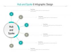 Hub and spoke 6 infographic design