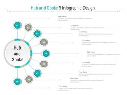 Hub and spoke 9 infographic design