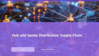 Hub And Spoke Distribution Supply Chain PPT Slides AT