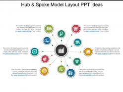 Hub and spoke model layout ppt ideas