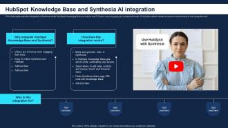 Hubspot Knowledge Base And Synthesia How To Use Synthesia AI For Converting AI SS V