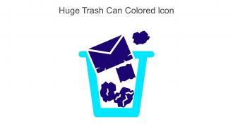 Huge Trash Can Colored Icon In Powerpoint Pptx Png And Editable Eps Format