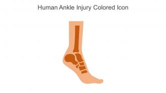 Human Ankle Injury Colored Icon In Powerpoint Pptx Png And Editable Eps Format