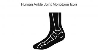 Human Ankle Joint Monotone Icon In Powerpoint Pptx Png And Editable Eps Format