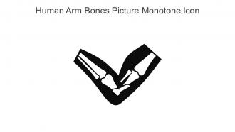 Human Arm Bones Picture Monotone Icon In Powerpoint Pptx Png And Editable Eps Format