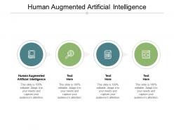 Human augmented artificial intelligence ppt powerpoint presentation styles diagrams cpb