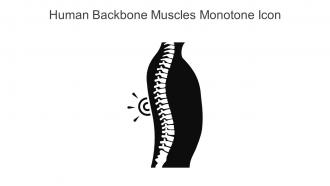 Human Backbone Muscles Monotone Icon In Powerpoint Pptx Png And Editable Eps Format