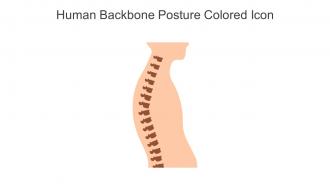 Human Backbone Posture Colored Icon In Powerpoint Pptx Png And Editable Eps Format