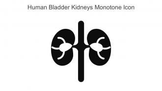 Human Bladder Kidneys Monotone Icon In Powerpoint Pptx Png And Editable Eps Format