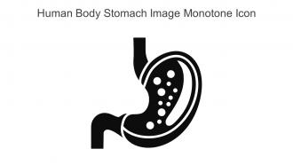Human Body Stomach Image Monotone Icon In Powerpoint Pptx Png And Editable Eps Format