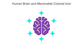 Human Brain And Memorable Colored Icon In Powerpoint Pptx Png And Editable Eps Format