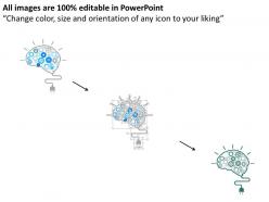 23906019 style variety 1 gears 6 piece powerpoint presentation diagram infographic slide