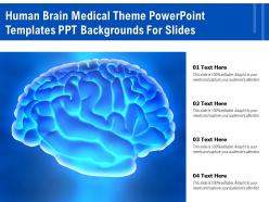 Human brain medical theme powerpoint templates ppt backgrounds for slides