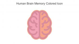 Human Brain Memory Colored Icon In Powerpoint Pptx Png And Editable Eps Format