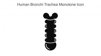 Human Bronchi Trachea Monotone Icon In Powerpoint Pptx Png And Editable Eps Format