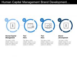 Human capital management brand development human capital development