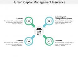 Human capital management insurance ppt powerpoint presentation gallery master slide cpb