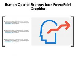 Human capital strategy icon powerpoint graphics