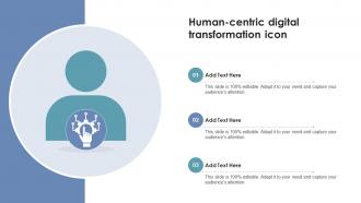 Human Centric Digital Transformation Icon