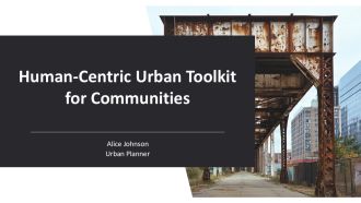 Human Centric Urban Toolkit For Communities PPT Mockup AT