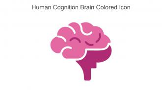 Human Cognition Brain Colored Icon In Powerpoint Pptx Png And Editable Eps Format