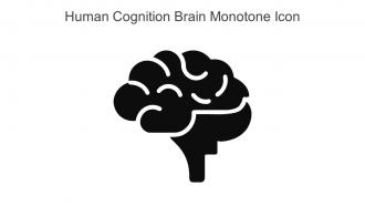 Human Cognition Brain Monotone Icon In Powerpoint Pptx Png And Editable Eps Format