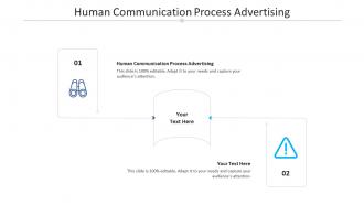 Human communication process advertising ppt powerpoint presentation summary cpb