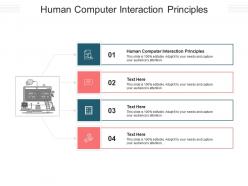 Human computer interaction principles ppt powerpoint presentation inspiration cpb