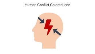 Human Conflict Colored Icon In Powerpoint Pptx Png And Editable Eps Format