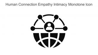 Human Connection Empathy Intimacy Monotone Icon In Powerpoint Pptx Png And Editable Eps Format