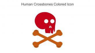 Human Crossbones Colored Icon In Powerpoint Pptx Png And Editable Eps Format