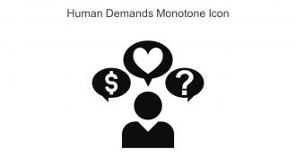 Human Demands Monotone Icon In Powerpoint Pptx Png And Editable Eps Format